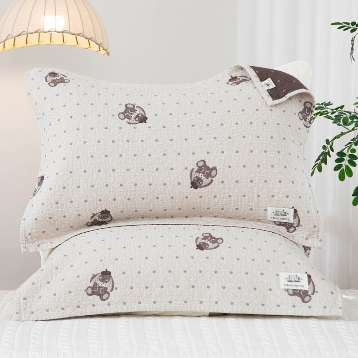 Women's pillowcase with modern checkered pattern Kalsten