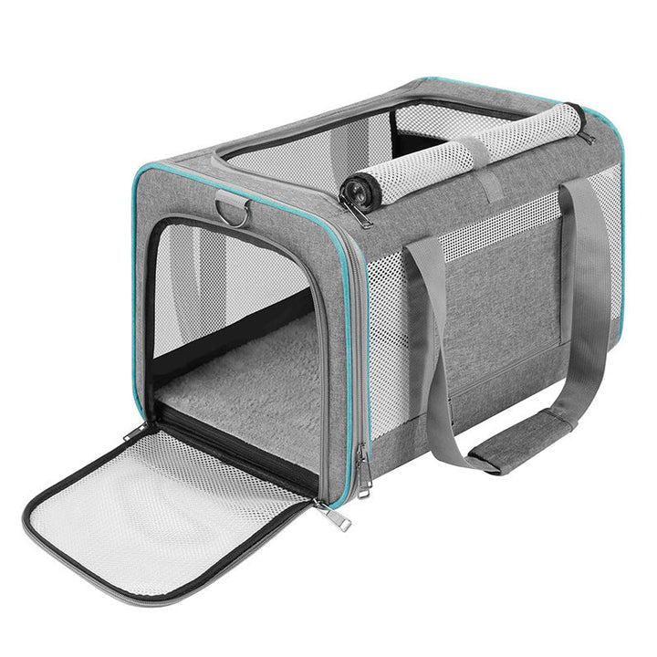 Portable Pet Travel Bag with Breathable Mesh Kalsten