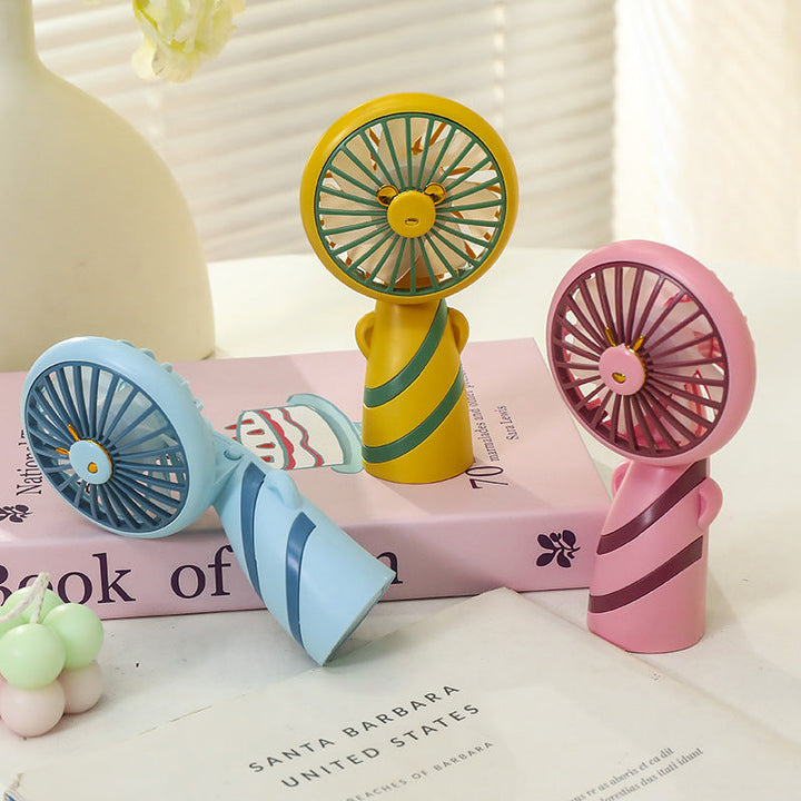 Women portable USB hand fan with cute design Kalsten