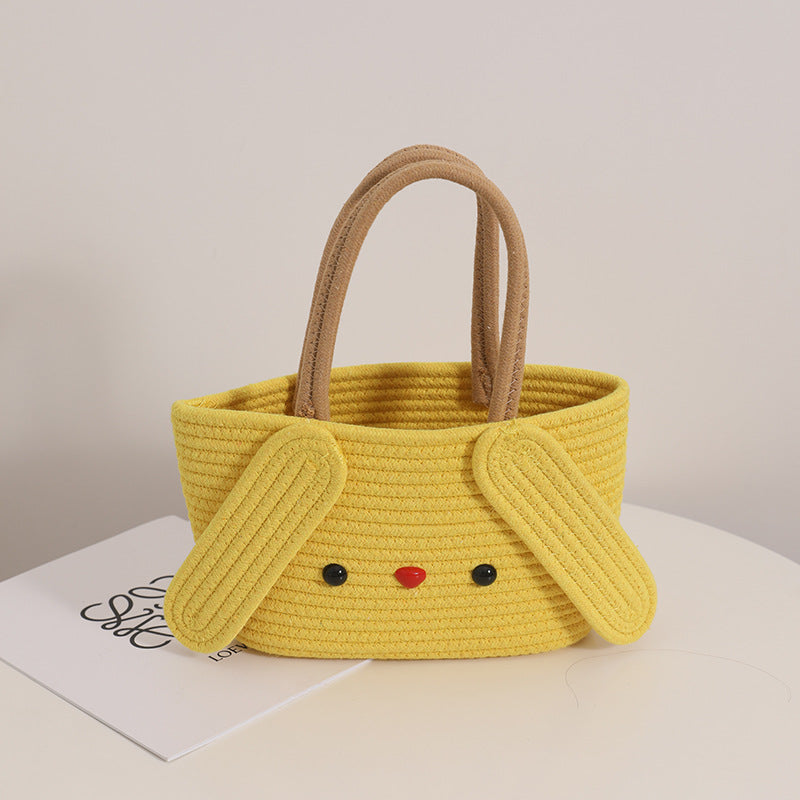 Playful fabric bag with animal motif Kalsten
