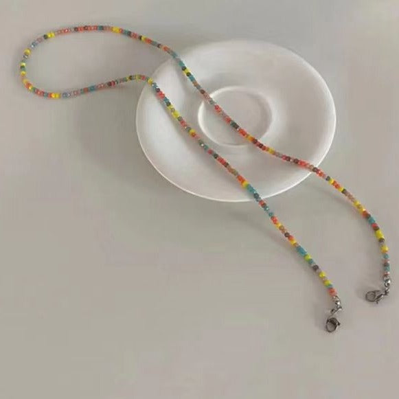 Colorful Bead-Glass-Necklace Kalsten