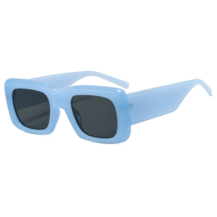 Women oversized sunglasses with square frame and transparent design Kalsten