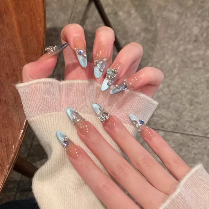 Artificial nails with elegant ombre finish Kalsten