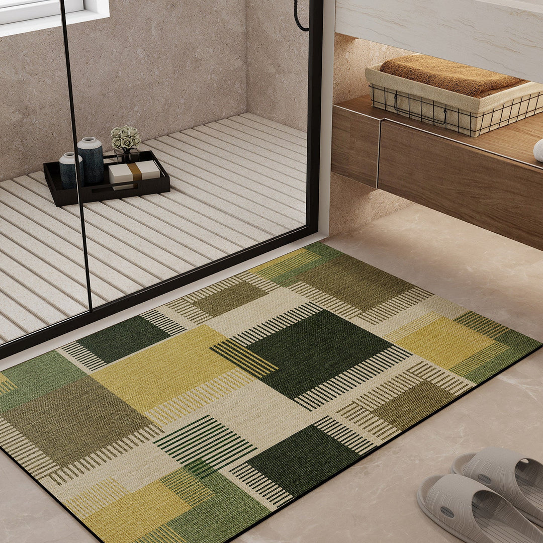 Geometric Pattern Bath Mat Kalsten