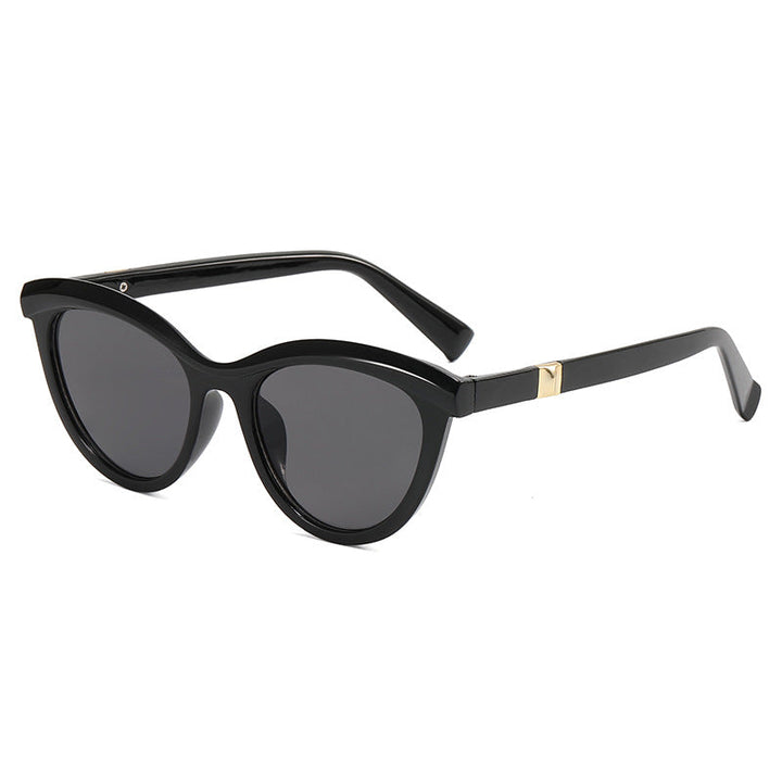 Ladies elegant Cat-Eye sunglasses with stylish metal frame Kalsten