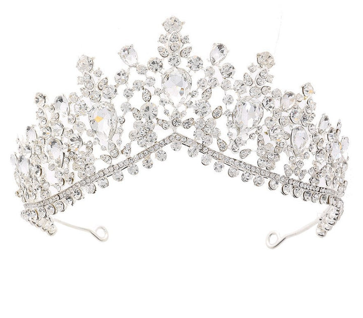 Women's Glamorous Tiara with Rhinestone and Crystal Embellishments Kalsten