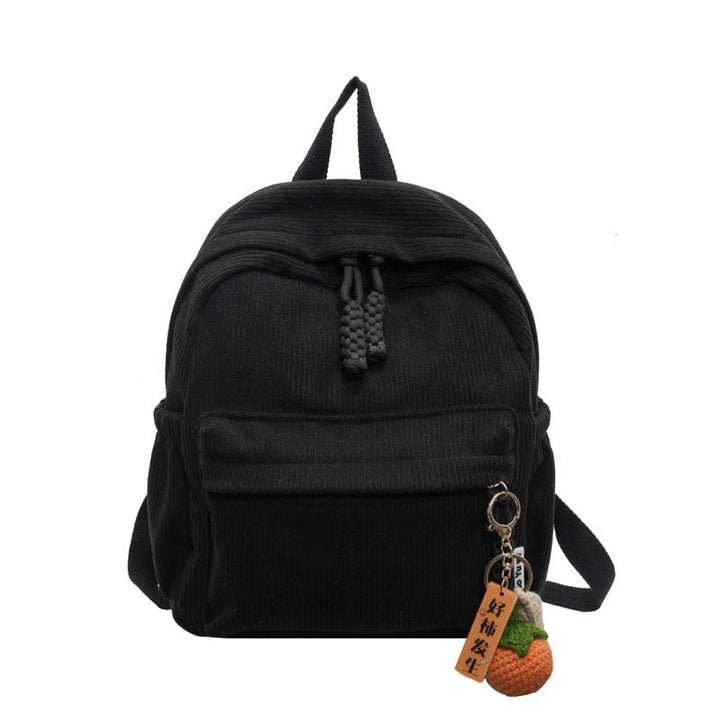 Corduroy Casual Mini School Backpack Kalsten