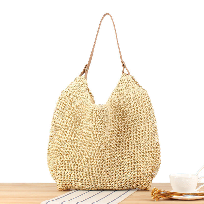 Shoulder bag made of sustainable synthetic braid with sturdy carrying straps Kalsten