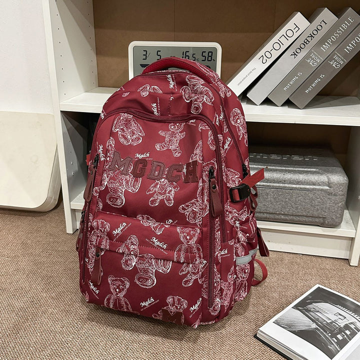 Chic Character-Themed School Backpack