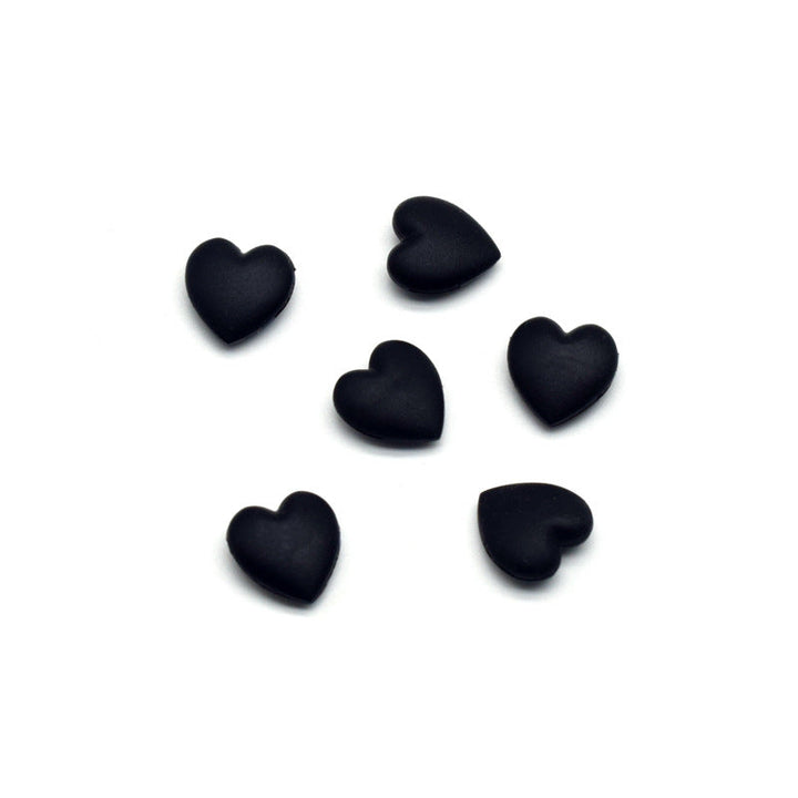 Decorative Heart Shaped Rubber Charms Kalsten