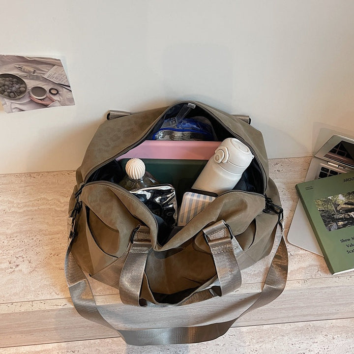 Sporty Tote Bag With Structured Material Kalsten