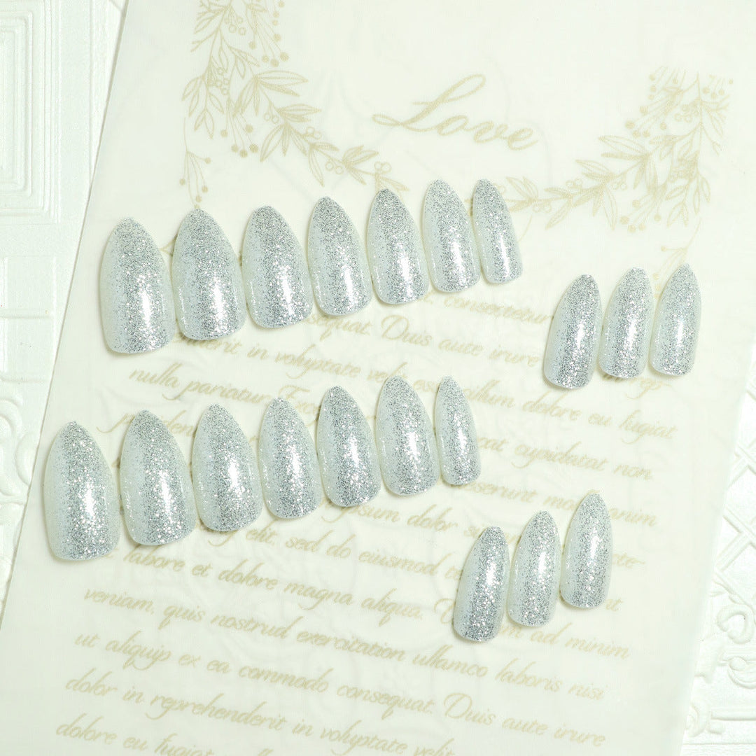 Sparkling Glamour Stiletto Press-On Nails Kalsten