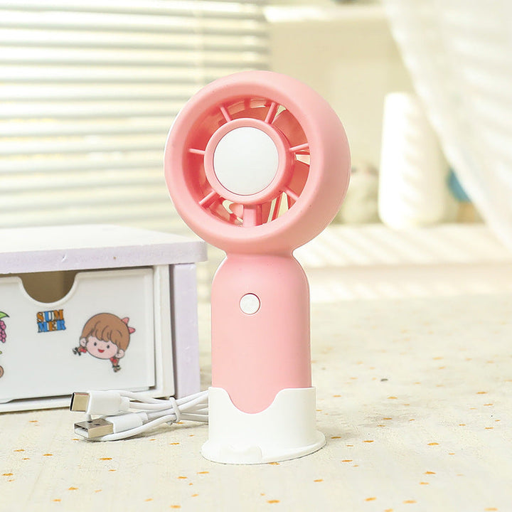 Women's portable hand fan with powerful battery and ergonomic design Kalsten