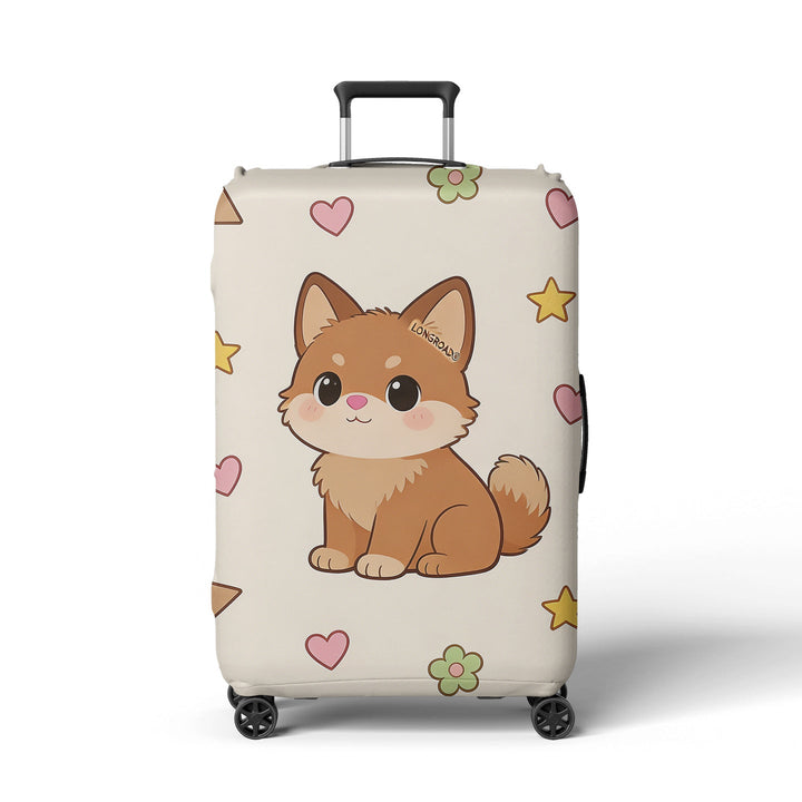 Women's suitcase cover with playful space design Kalsten