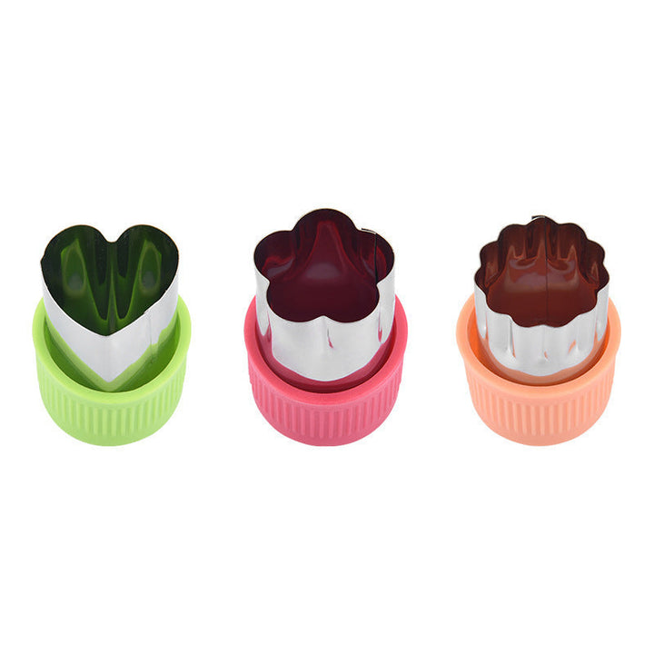 Cookie cutter set with antibacterial silicone and stainless steel molds Kalsten