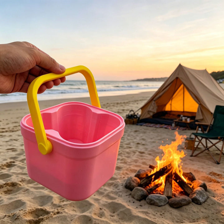 Unisex portable cooler with ergonomic carrying handle and insulated double wall Kalsten