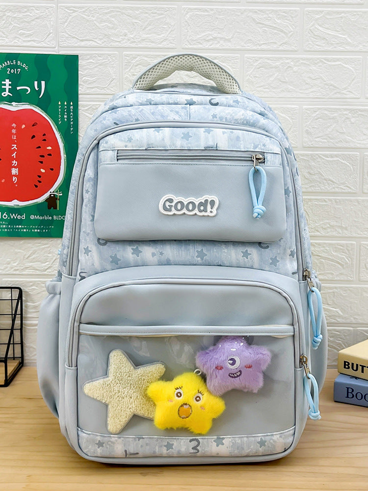 Cute Character Design Plush School Backpack