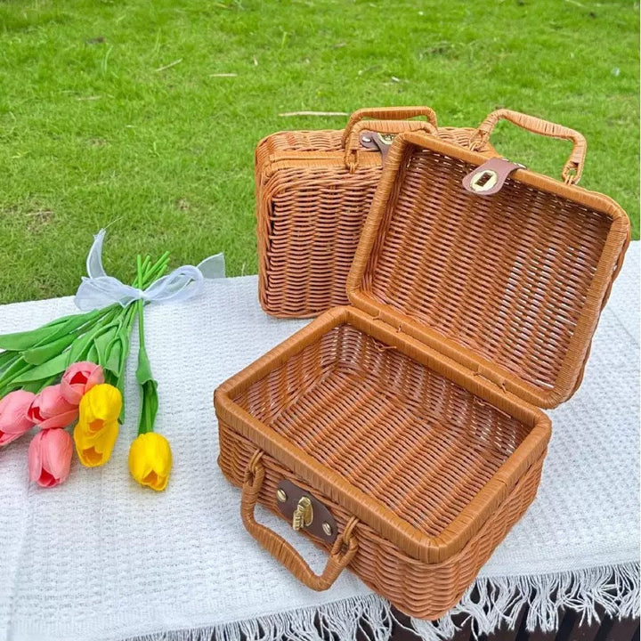Ladies stylish and practical rattan cosmetic box Kalsten