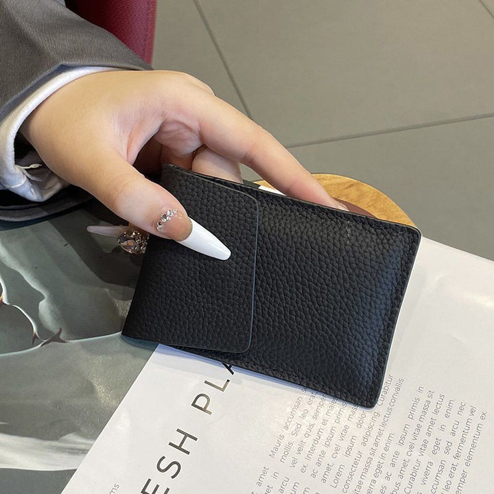 Premium Textured Leather Card Holder Kalsten