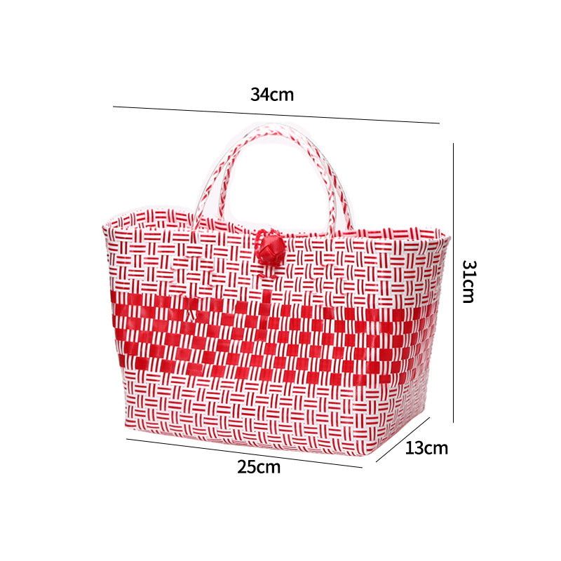Large Capacity Woven Shopping Tote Kalsten