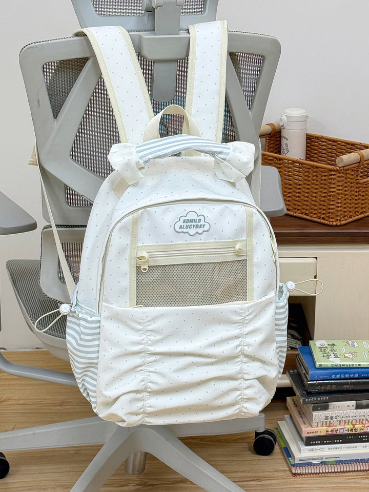 Fun and Stylish Polka Dot School Backpack