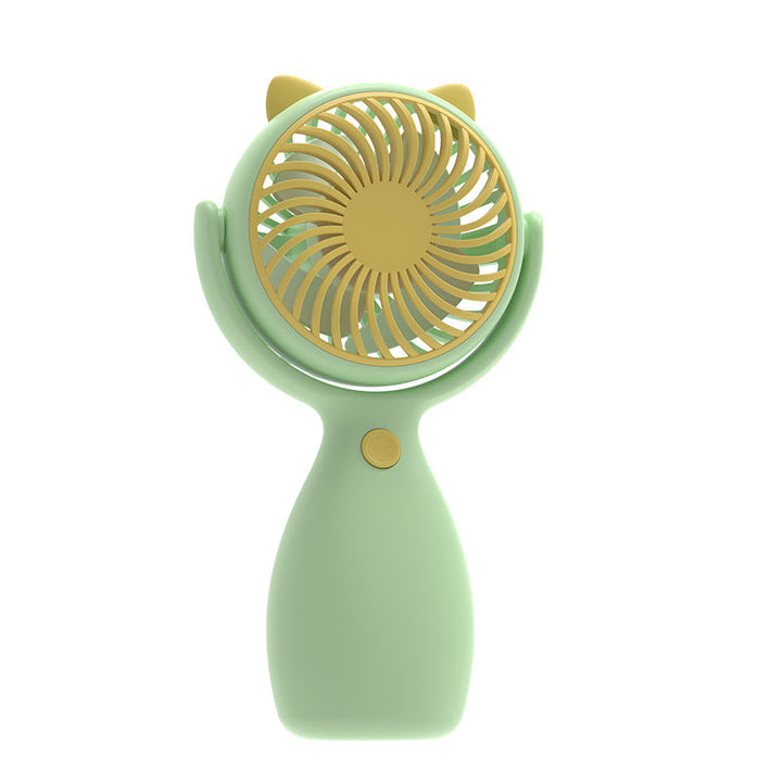 Cooling hands-free rechargeable dual bear-ear neck fan with adjustable speeds Kalsten
