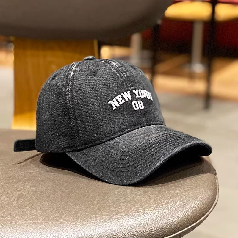 Women's Vintage-Inspired Denim Baseball Cap Kalsten