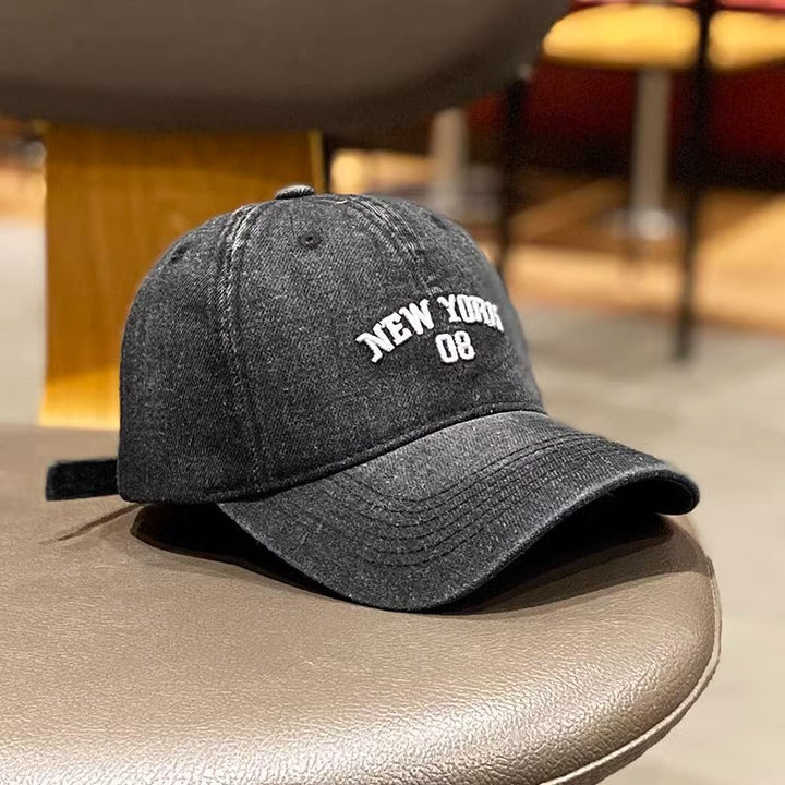 Women's Vintage-Inspired Denim Baseball Cap Kalsten