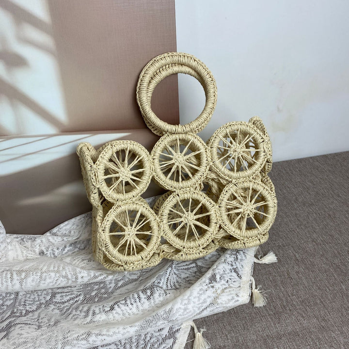 Basket bag with Unique Wheel Design Kalsten