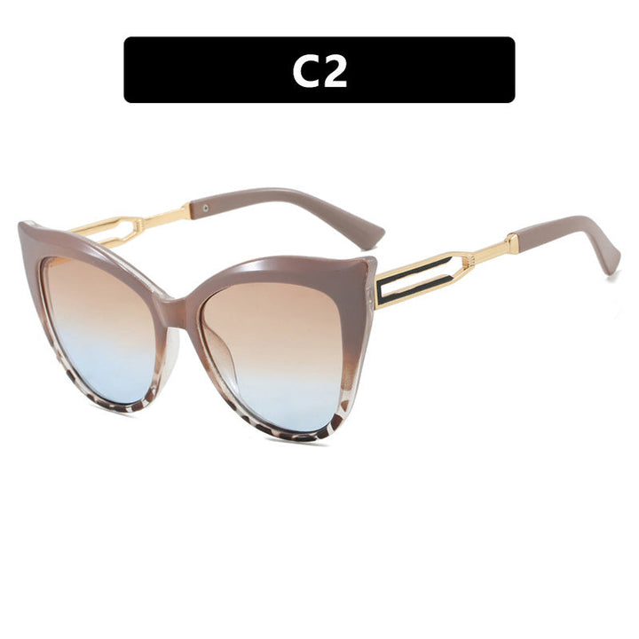 Ladies cat-eye glasses with elegant metal frame Kalsten