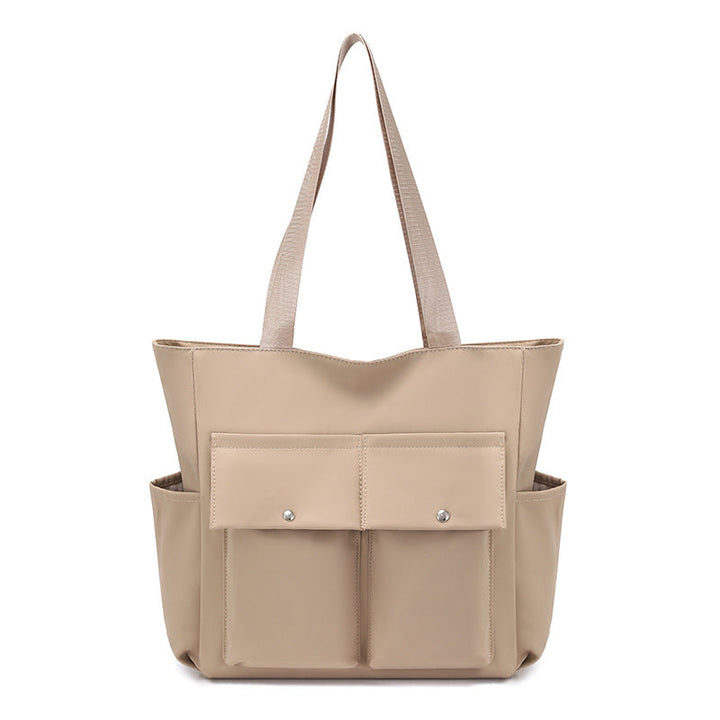 Spacious Dual-Pocket Tote Bag Kalsten