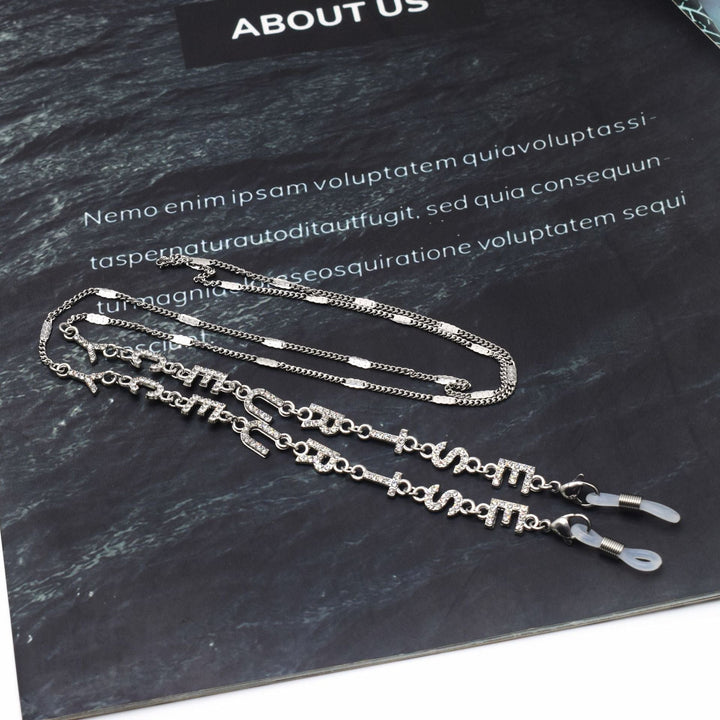 Sparkling Rhinestone Eyewear Chain Kalsten