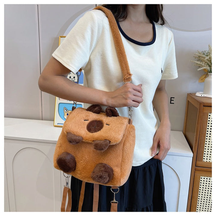 Plush Backpack In Pig Design Kalsten