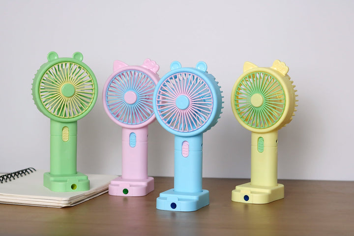 Unisex Portable Handheld Fan with Creative Cat Ears Design Kalsten