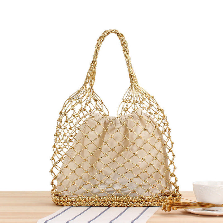 Creative mesh handbag with inner pouch Kalsten