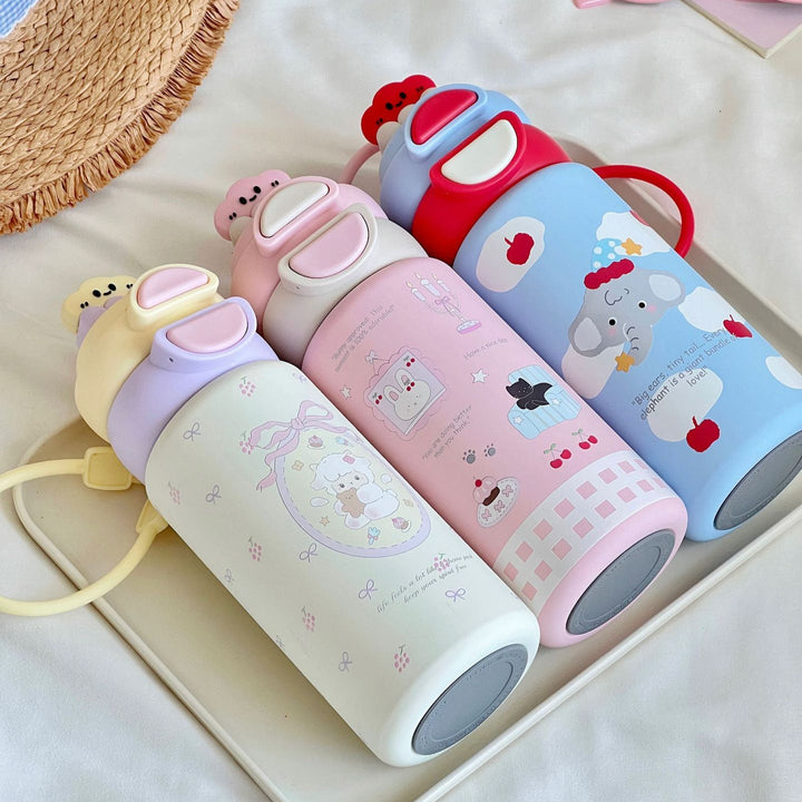 Women's water bottle with innovative lid Kalsten