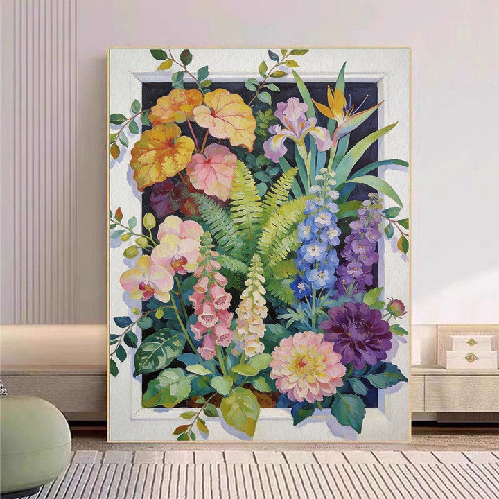 Floral Botanical Canvas Art Print Kalsten