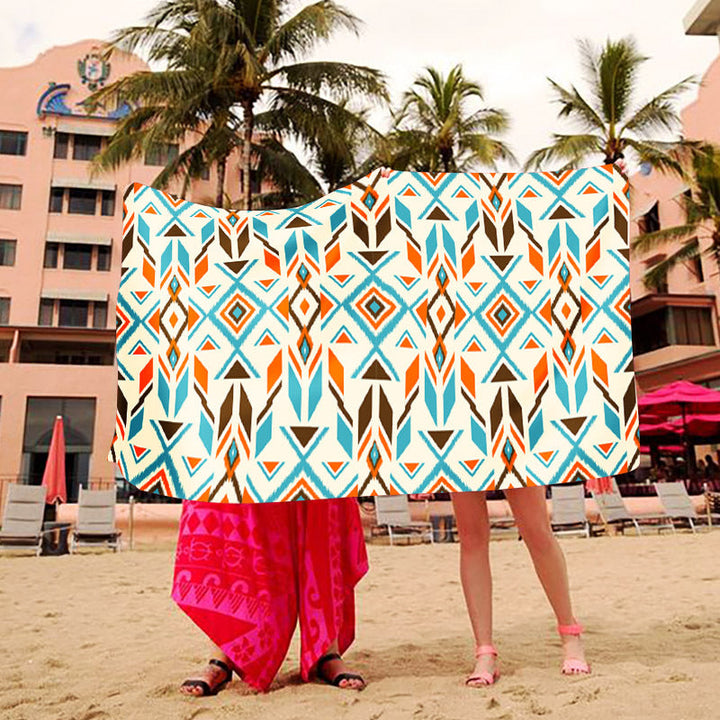 Beach blanket with creative art design Kalsten