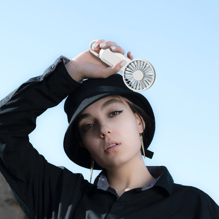 Ladies portable mini fan with clip Kalsten