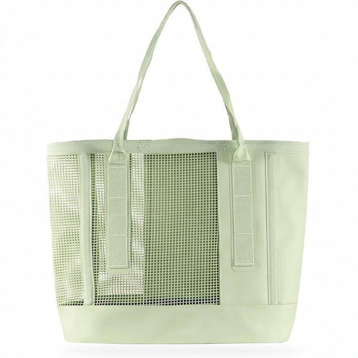 Spacious beach bag with breathable mesh area Kalsten