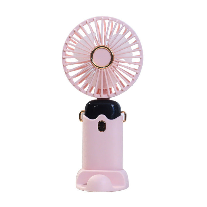 Ladies portable handheld fan with USB charging function and flexible tilt Kalsten