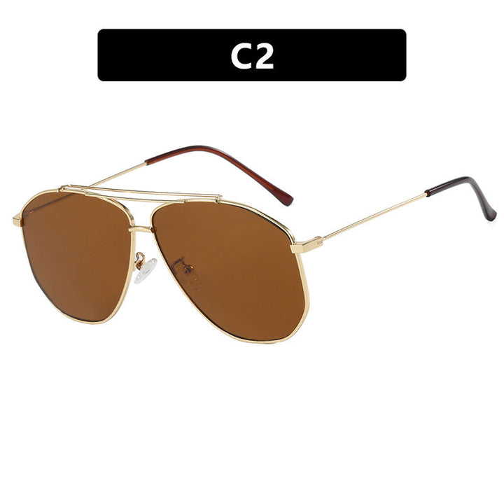 Women's creative pilot sunglasses with striking frame Kalsten