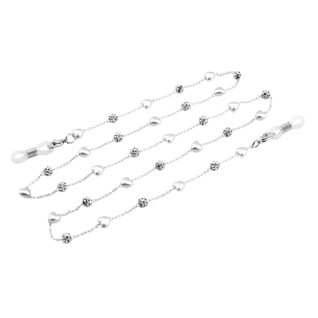 Elegant Crystal-Embellished Eyewear Chain Kalsten