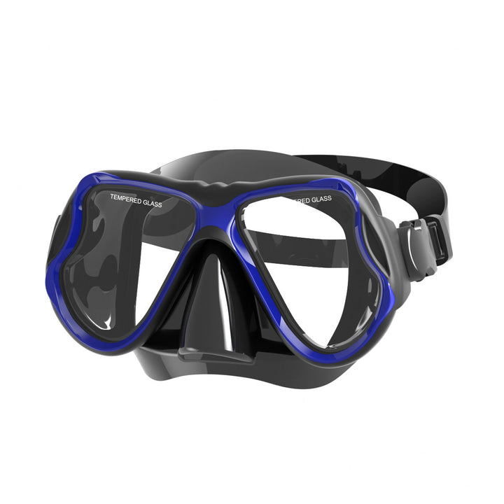 Diving mask with wide field of vision and impact-resistant design Kalsten