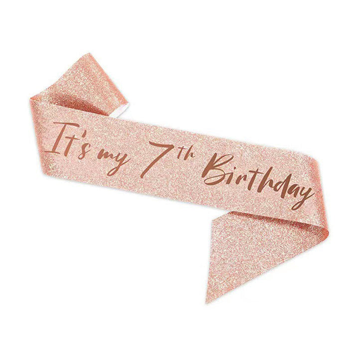 Ladies Festive 10th Birthday Decoration Ribbon Kalsten
