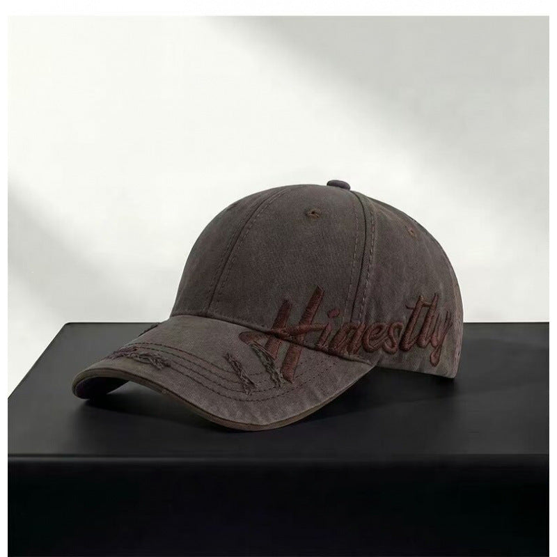 Women's Distressed Casual Graphic Baseball Cap Kalsten