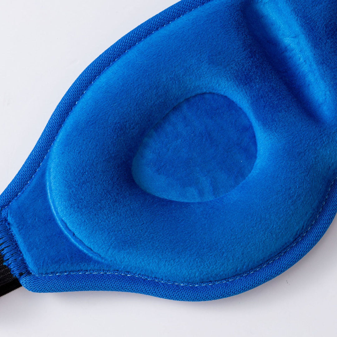 Unisex ergonomic sleep mask with three-dimensional contour and adjustable rubber band Kalsten
