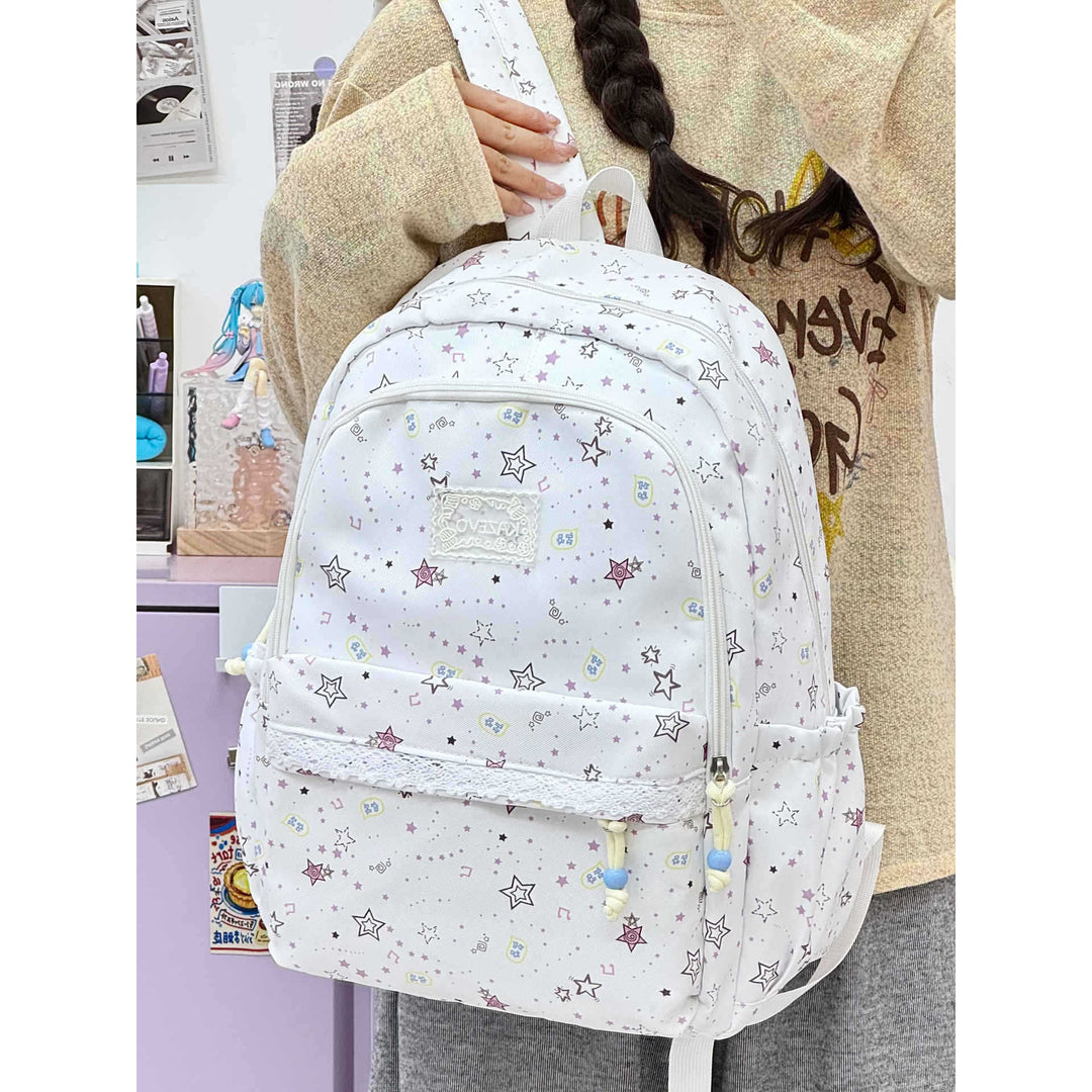 Cartoon-Themed Multi-Pocket Backpack Kalsten
