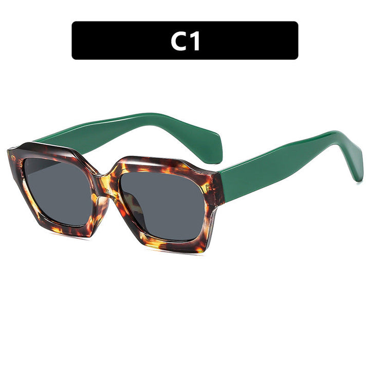 Women's fashionable sunglasses with distinctive geometric design and protective UV filter Kalsten