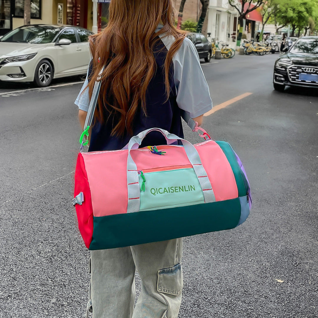 Sporty Fitness Duffel Bag with Multiple Compartments Kalsten